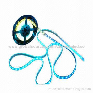 DC12V IP64 Waterproof Blue Flexible LED Strips with LED Adapters